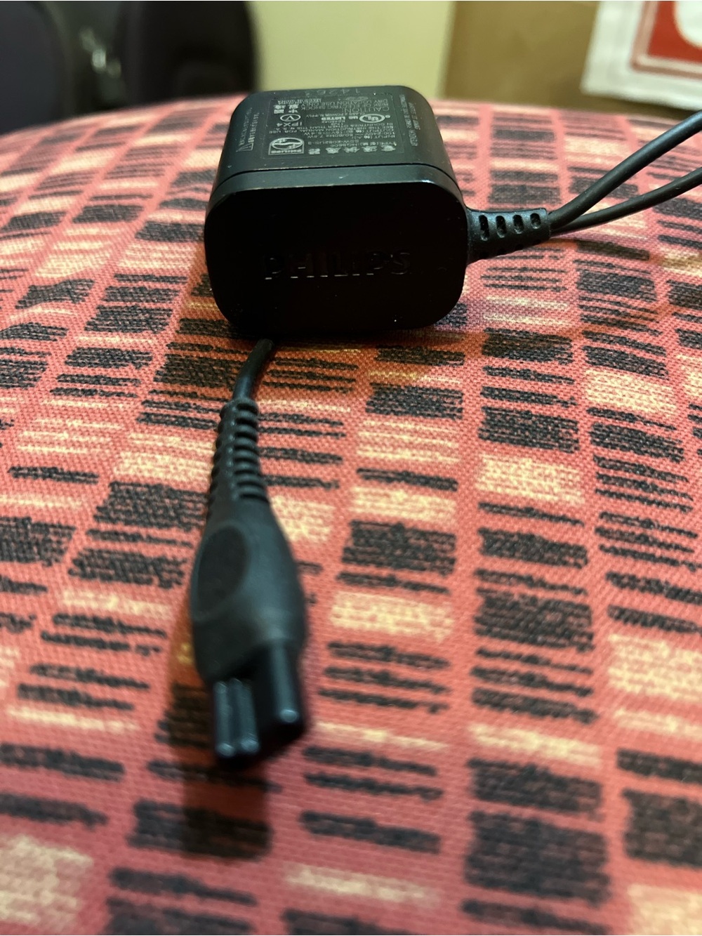 Philips Black Replacement AC Adapter with Attached Cable